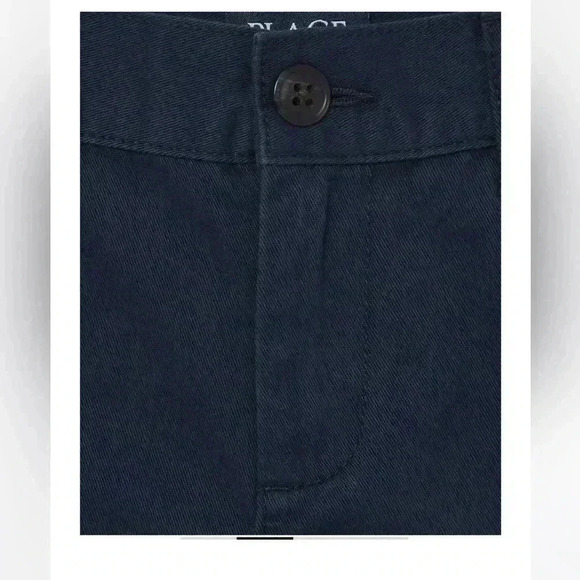 Boys Stretch Chino Shorts - New Navy - Picture 2 of 4